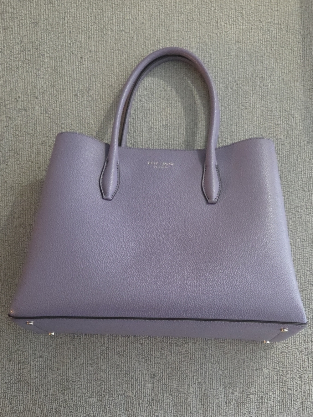 kate spade Purple Pebbled Leather Tote